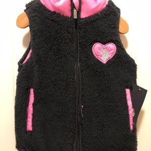 adorable shearling vest